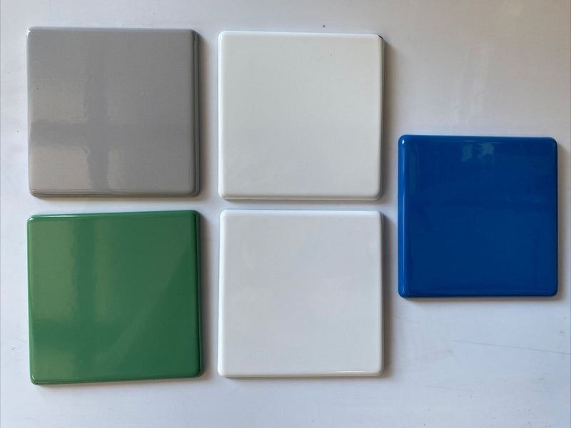 HunterLab Colorimeter Accessory Standards Tile Set, (White Gray Green Blue)