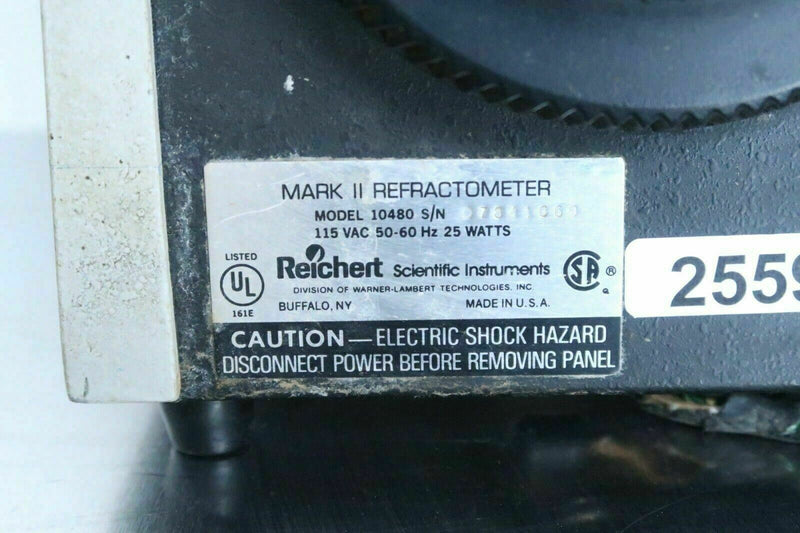 Reichert-Jung 10480 Mark II Abbe Bench-Type Digital Refractometer
