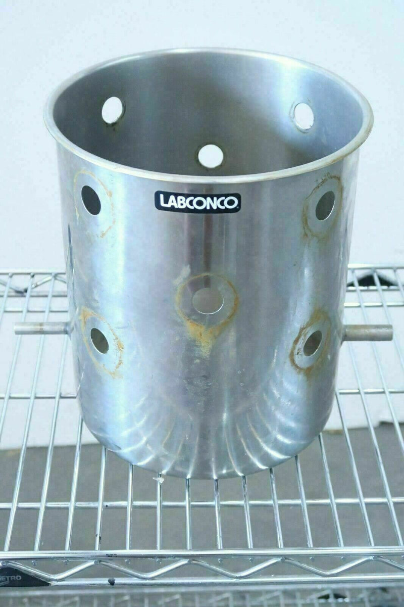 Labconco [8" Dia. x 9-1/2"H] 12 Hole Drum Manifold, Freeze Dryer Component