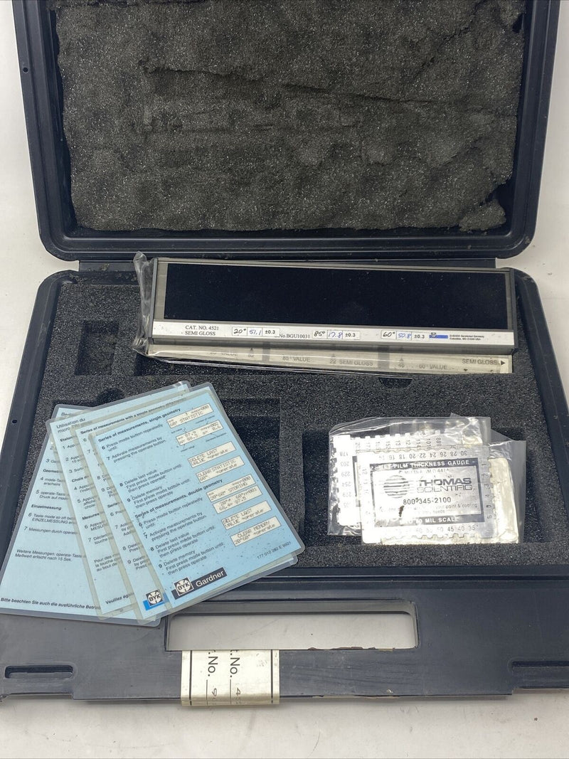 BYK-Gardner Semi Gloss 4521 Calibration Card & Wet Film Thickness Gauges