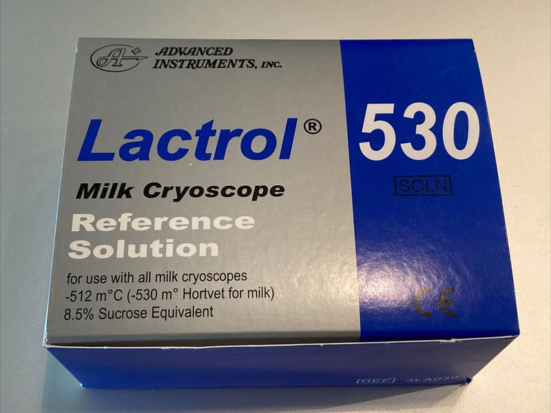 6 Pcs Advanced Instruments #530 Milk Cryoscope Calibration Standard REF# 3LA030