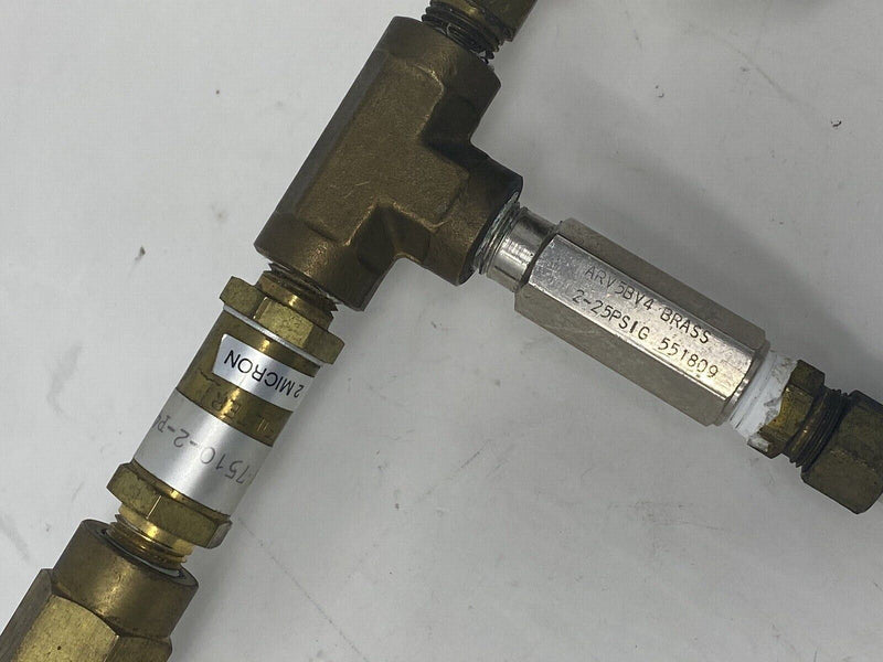 NT 3201-50-350 Heavy-Duty Brass Pressure Regulator Gauge