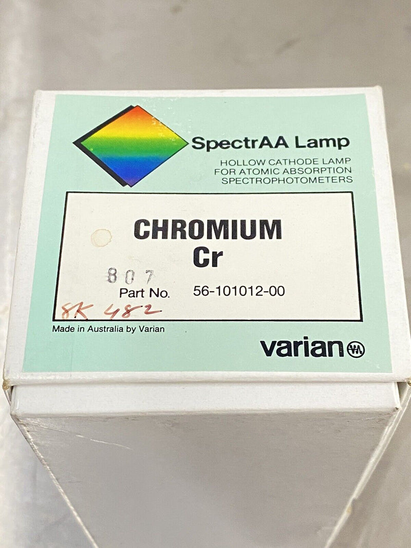 Varian Hollow Cathode Lamp Tube, Element: Cr - Chromium For Spectrophotometers