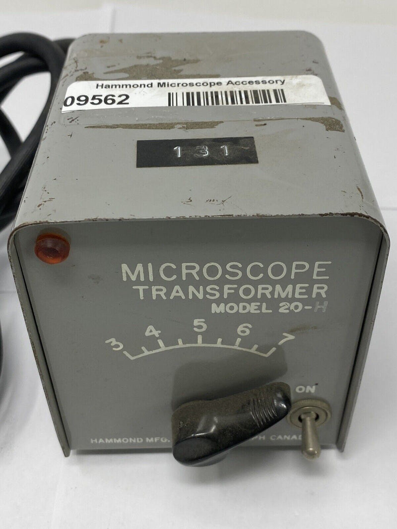 Hammond Model 20-H Vintage Microscope Transformer Power Supply