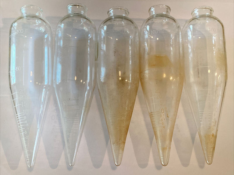 5 Pcs - Kimble Kimax 100mL Borosilicate Glass Volumetric Laboratory Flasks
