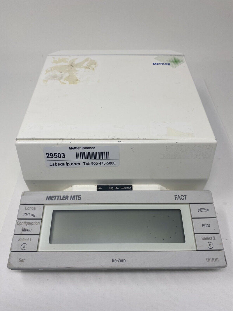 Mettler Toledo MT5 Microbalance Analytical Scale Power Supply Balance Controller