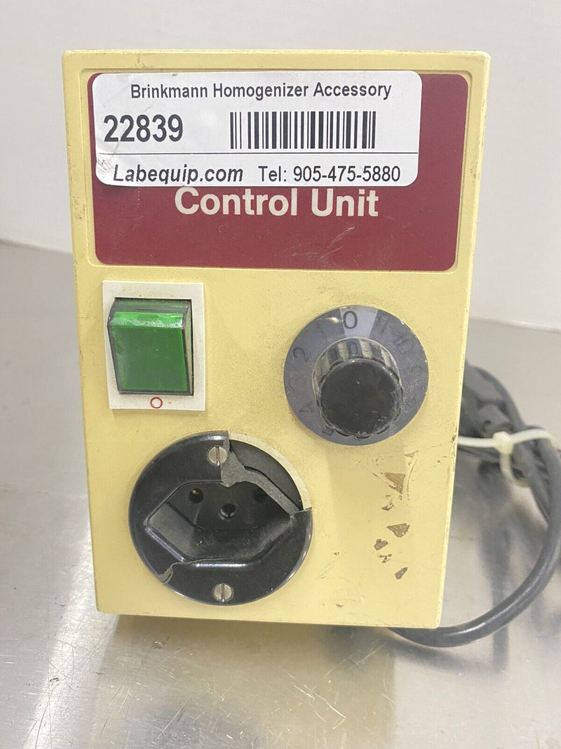 Brinkmann PCU11 Homogenizer Mixer Controller Unit