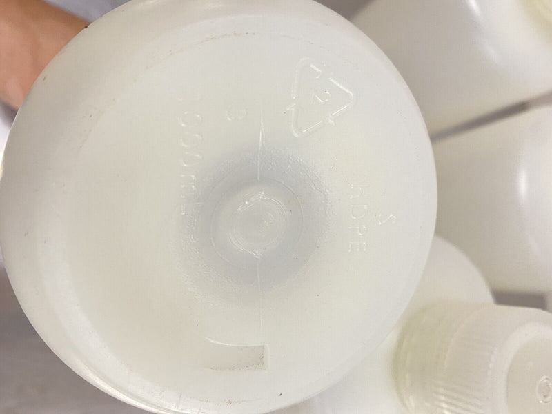5x Nalgene Laboratory HDPE Plastic 1L Washer Bottle with White Cap