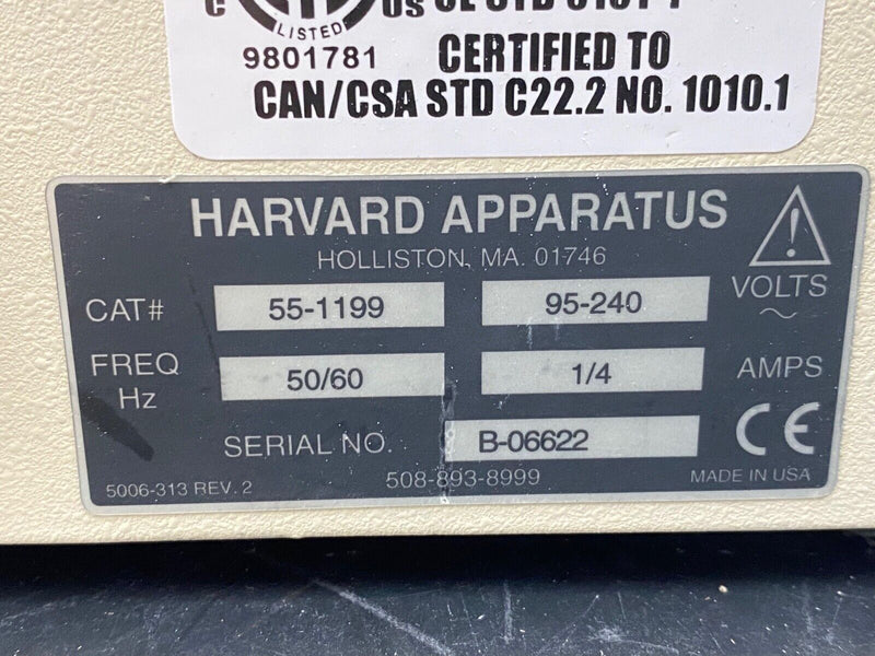 Harvard Apparatus 11 Infusion Syringe Pump, CAT