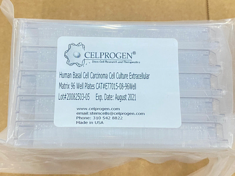 NEW 5 Pcs Celprogen Tissue Cell Culture Extracellular - Matrix 96 Well Plates