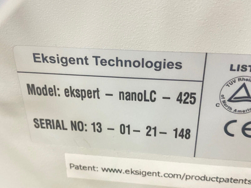 Eksigent Technologies Ekspert NanoLC 425 + NLC 400 AS Autosampler HPLC Protein