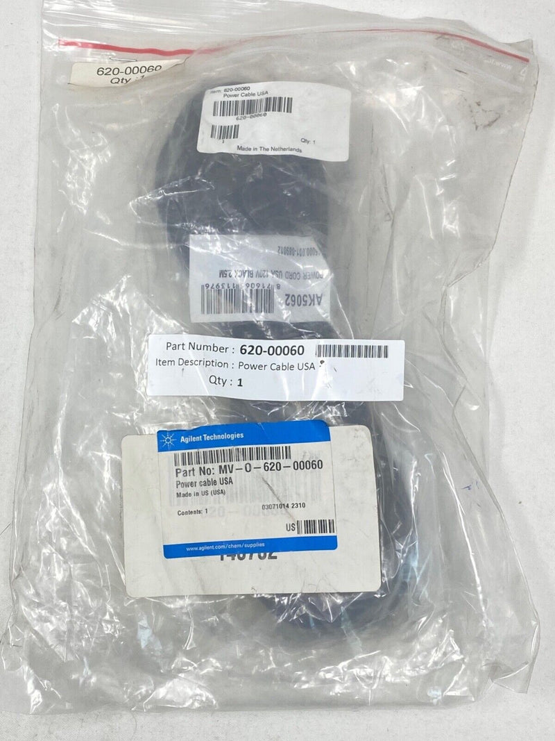 NEW Agilent 620-00060 Eksigent nanoLC AS-1 Part - Power cable, North America