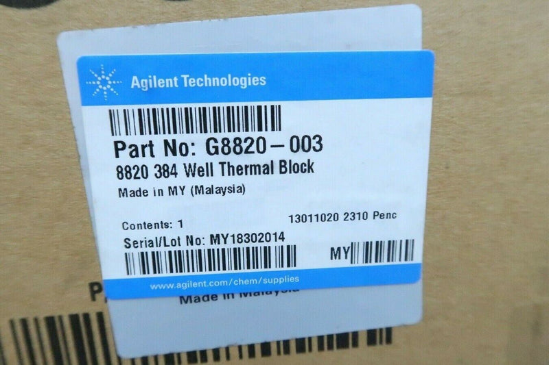 Agilent G8820-003 / 8820 - 384 Well Thermal Block for 8800 PCR Thermal Cycler