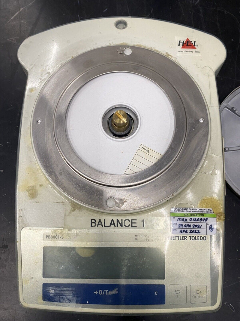 Mettler Toledo PB8001-S Laboratory Balance Bench Performance Scale, 8100g x 0.1g