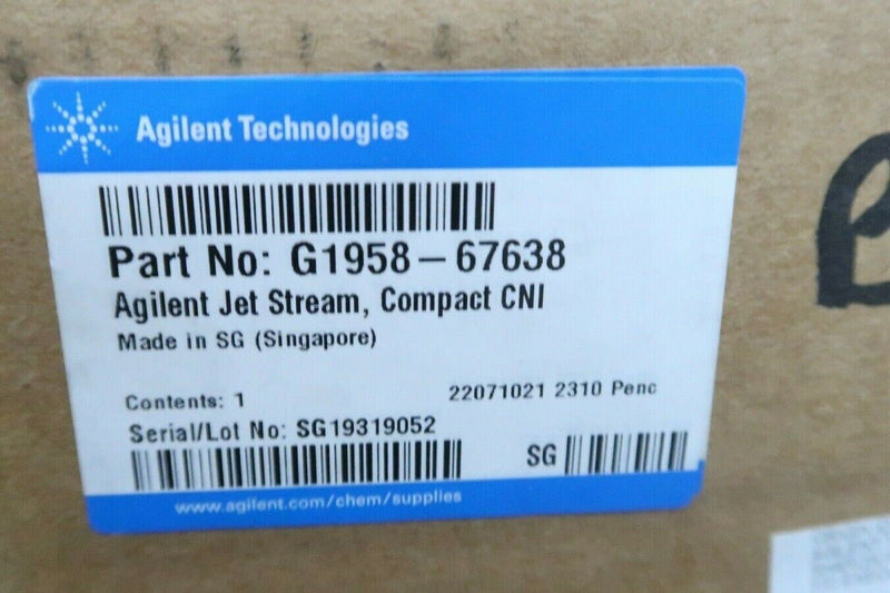 Agilent G1958B Jet Stream ESI Source for 6100 Single Quadrupole LCMS G1958-67638