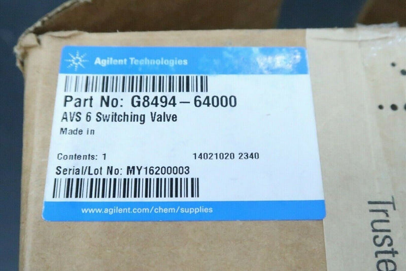 Agilent Technologies G8494-64000 / G8494A - AVS 6 Switching Valve