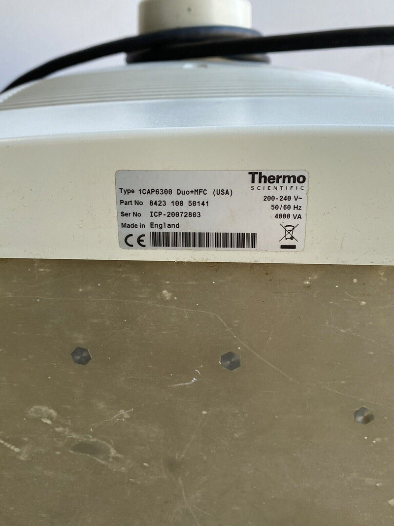 Thermo Scientific iCAP 6000 Series, 6300 Duo + MFC Spectrometer, 8423 100 50141
