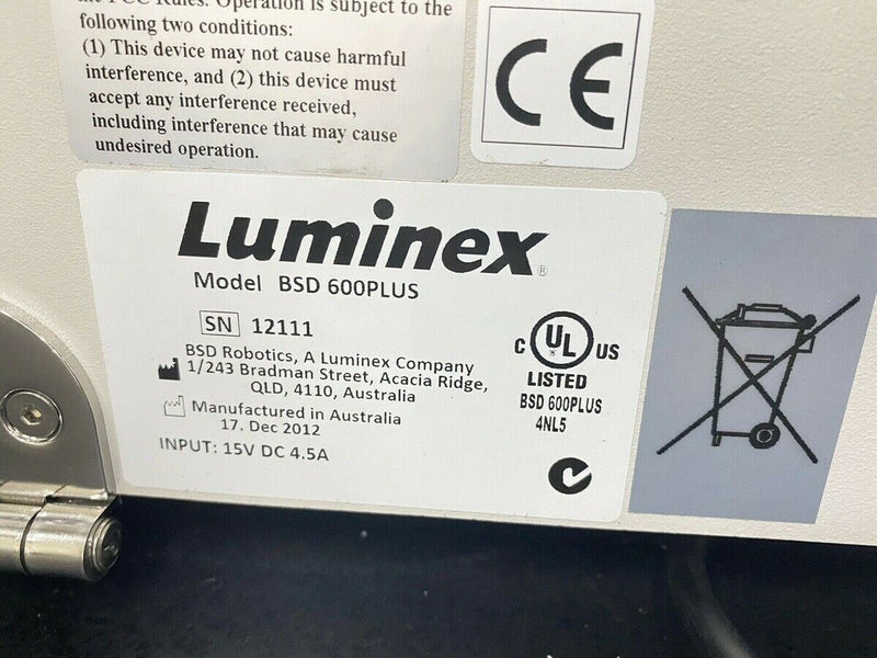 Luminex BSD 600 Plus Sample Media Puncher with 3X Bio-Rad Bio-Plex HTF System SD