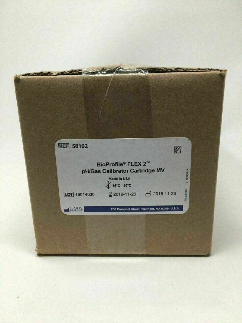 Nova Biomedical 58102 BioProfile FLEX 2, pH / Gas Calibrator & Reagent Cartridge