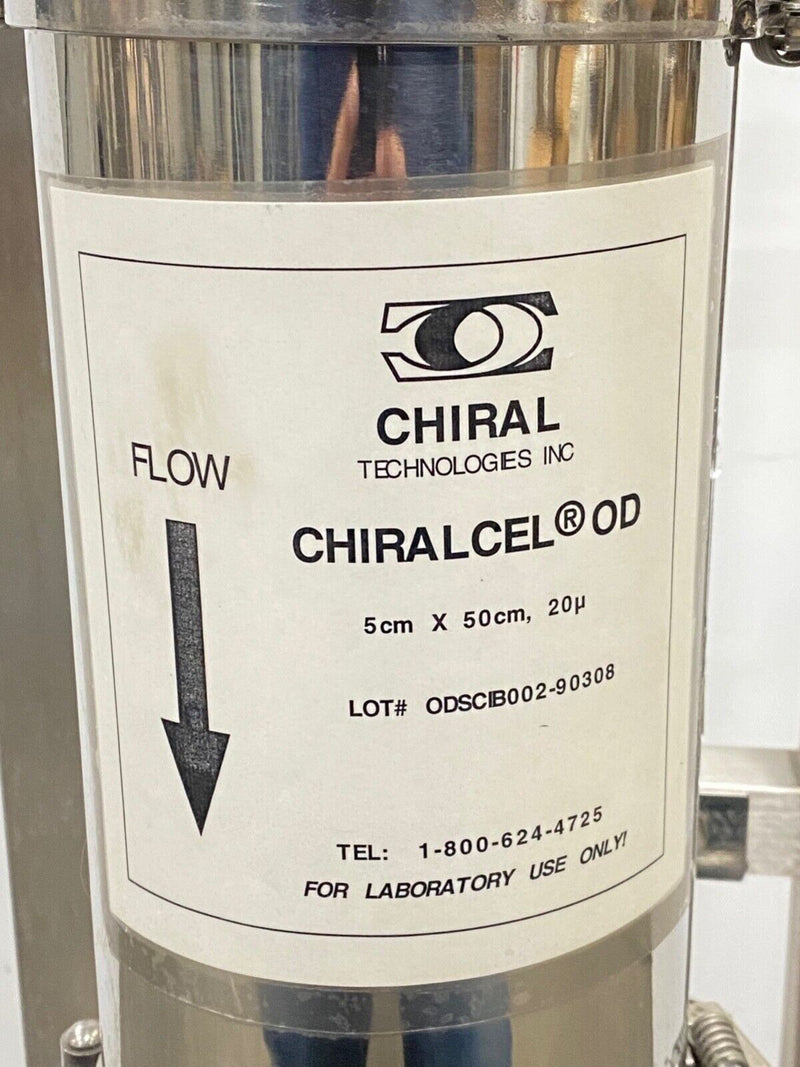 Chiral Chiralcel OD 5cm x 50cm, 20u HPLC Stainless Steel Jacketed Column