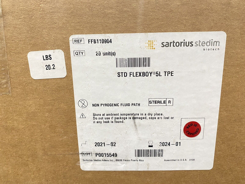 20 Units NEW Sartorius Stedim REF