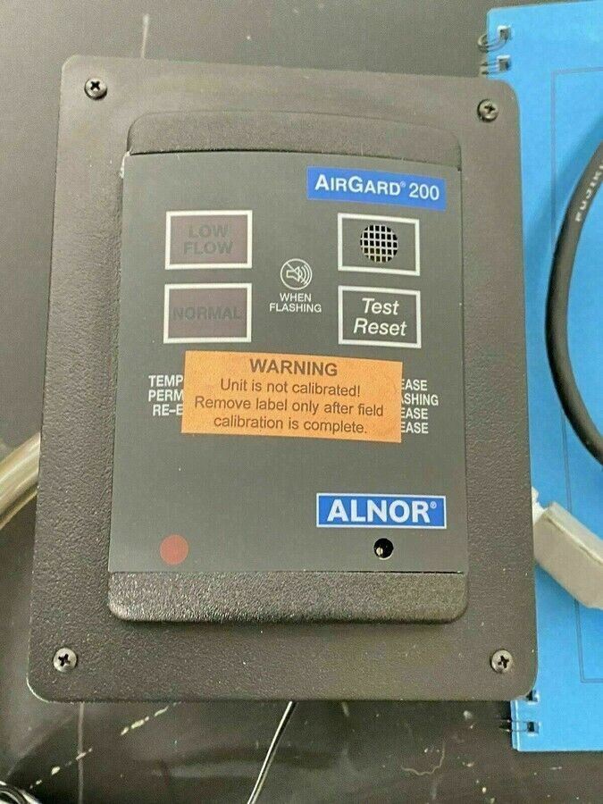 New ALNOR AirGard 200 Monitor for Laboratory Fume Hood Balance Enclosure