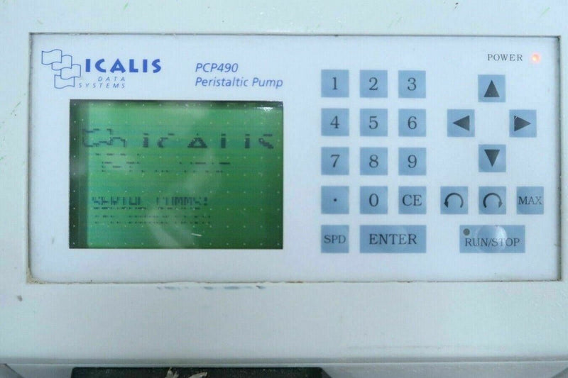 Icalis PCP490 Multichannel Hose Peristaltic Pump Data System