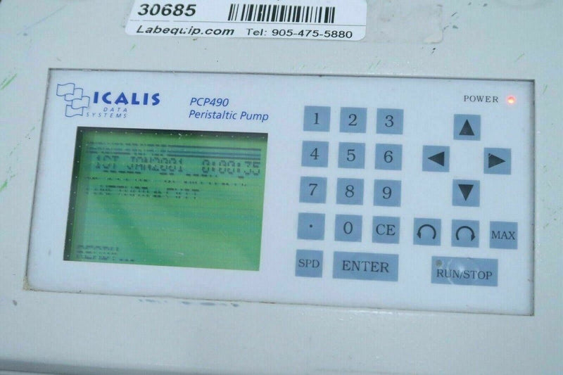 Icalis PCP490 Multichannel Hose Peristaltic Pump Data System