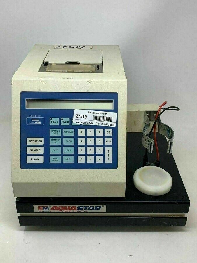 EM Science Aquastar C2000 Coulometric Moisture Titrator & Stirrer, C-2000