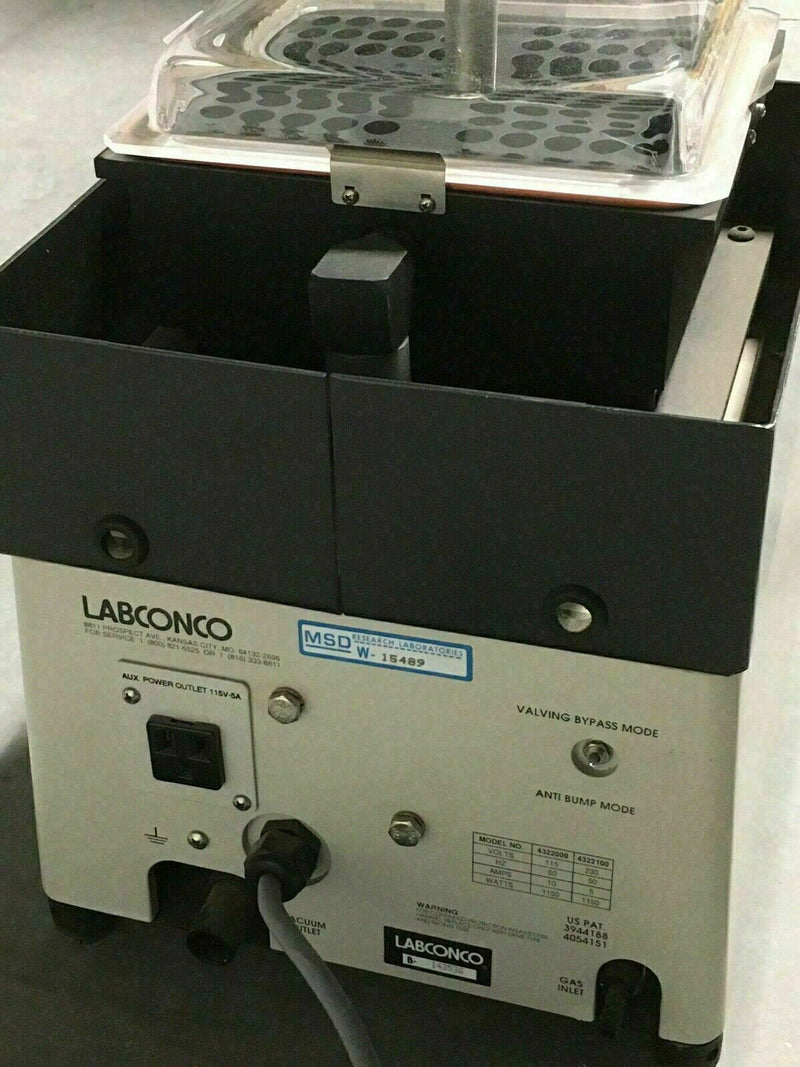 Labconco 4322000 Vortex Evaporator, Laboratory Vial Tube Shaker with Lid