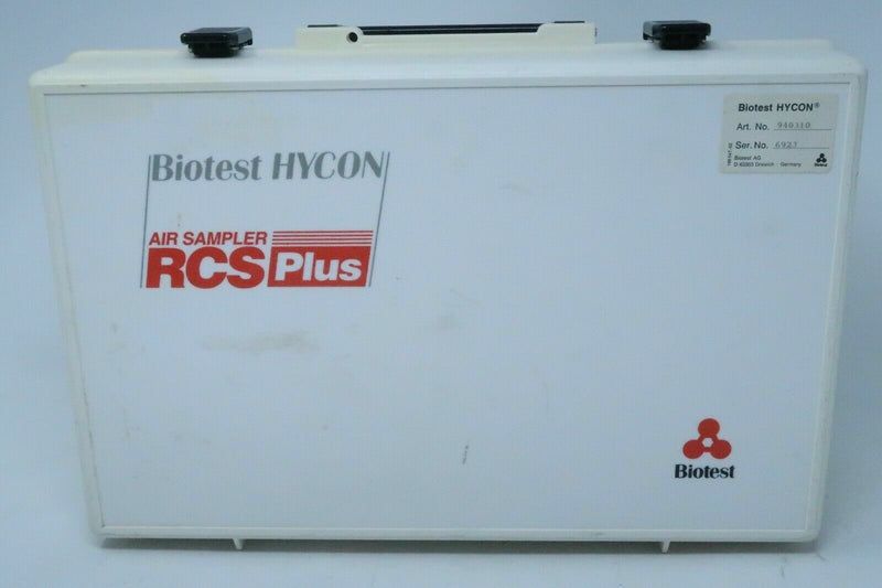 Biotest 940310 Hycon RCS Plus Portable Air Sampler with Carrying Case