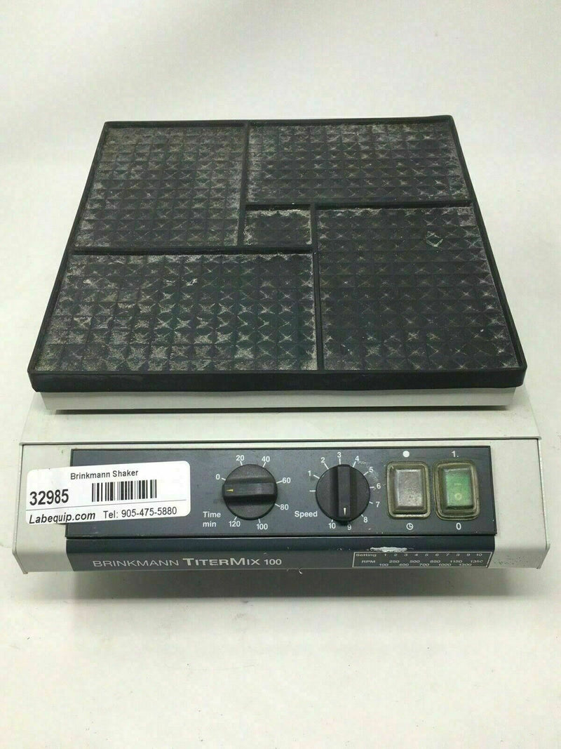 Brinkmann Titermix 100 Vibrating Plate Shaker, Lab Platform Microplate Mixer
