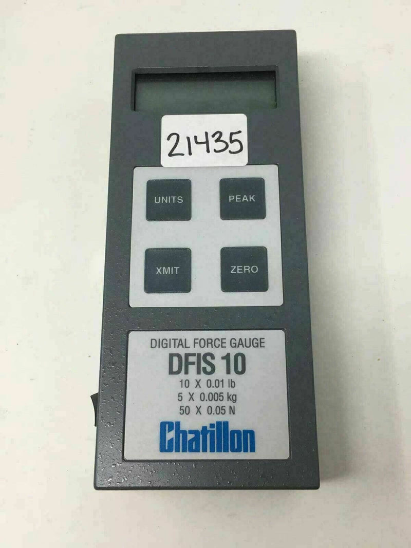 Chatillon DFIS 10 Digital Force Gage/Gauge, Tensile Strength Meter