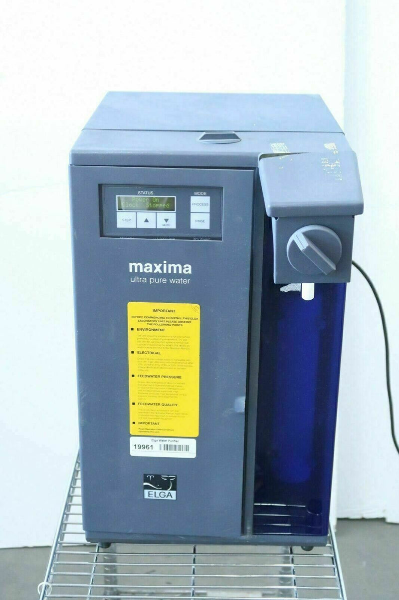 Elga Maxima UF Ultra-Pure, Reverse Osmosis, Laboratory Water Purifier System