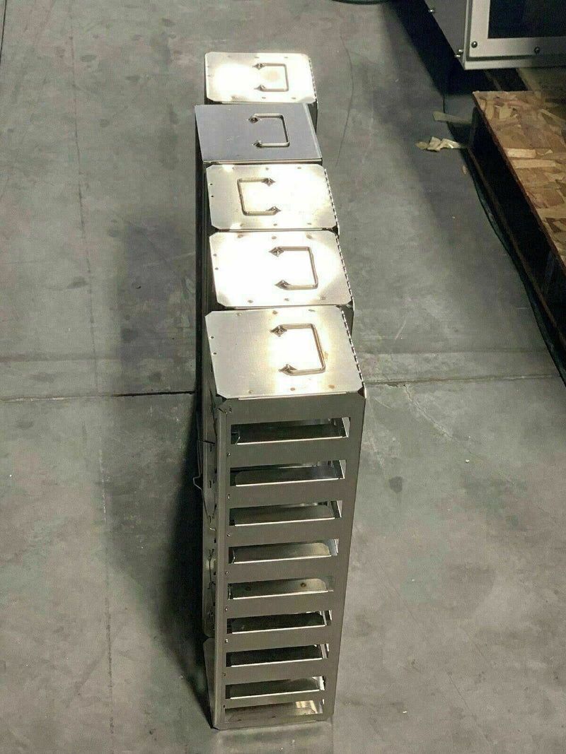 5X - Stainless Steel CRYOGENIC 5.5” x 5.5” x 20” CRYO Dry Freezer Storage Racks