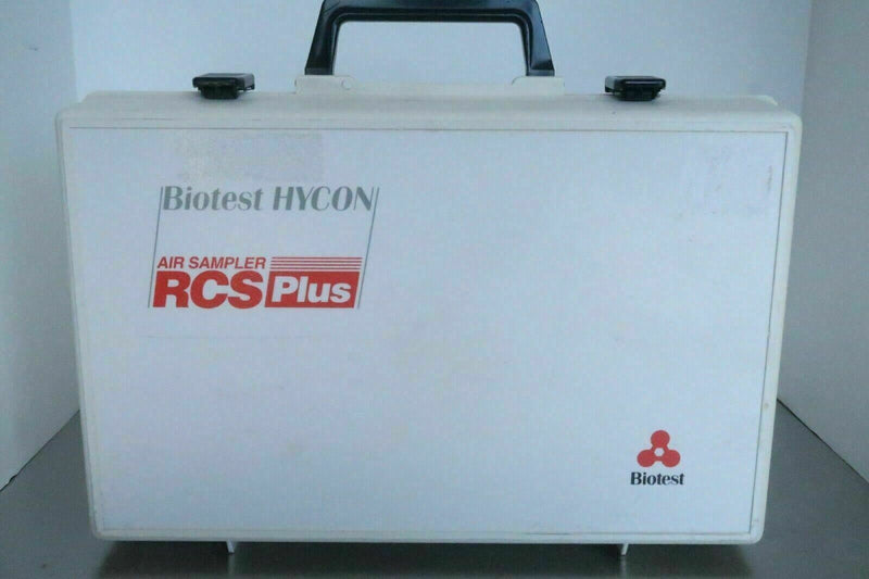 Biotest 940310 Hycon RCS Plus Air Sampler with Carrying Case, Remote, Battery