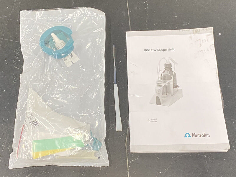 METROHM 806 Titration Exchange Unit 50mL with Bottle & Accessories