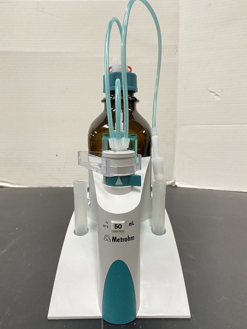 METROHM 806 Titration Exchange Unit 50mL with Bottle & Accessories