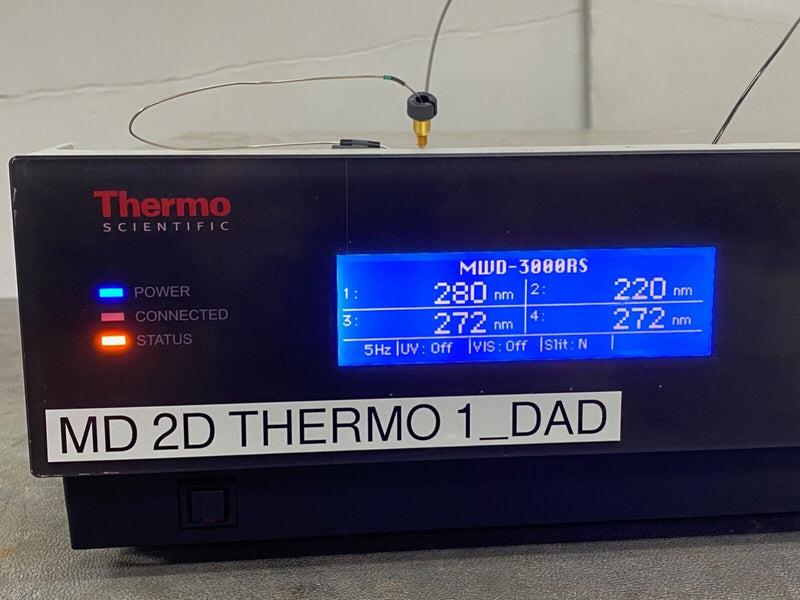 2018 Thermo Scientific UHPLC Dionex Ultimate MWD 3000 RS Diode Array Detector