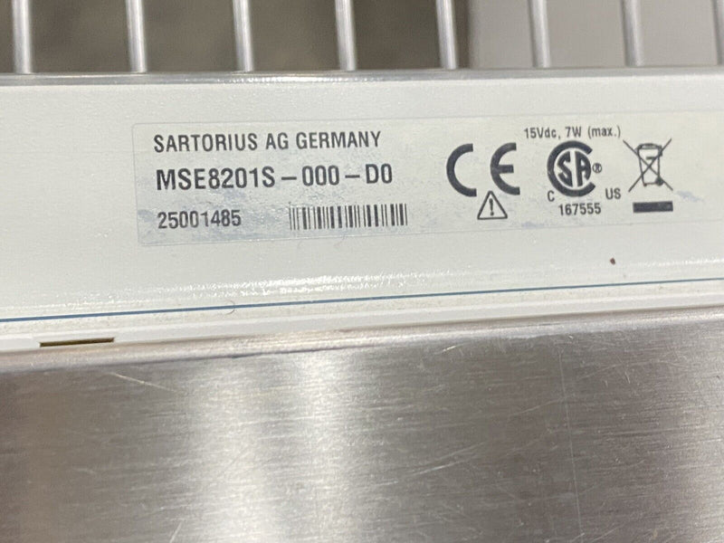 Sartorius MSE8201S-000-D0 Top Loading Precision Micro Analytical Balance Scale