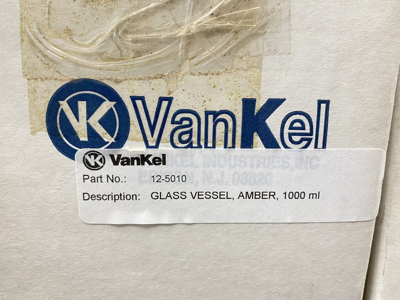 6x VanKel Tablet Dissolution Amber Glass Vessel 12-5010 1000ml