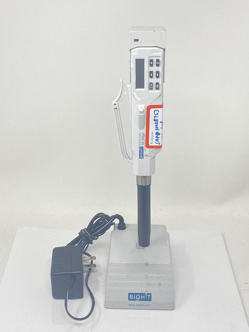 BIOHIT Lab Stand Charger Charging Station + Pipette Proline 100-5000uL