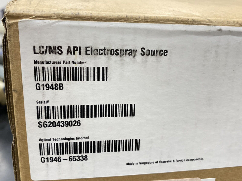 Agilent G1948B API Electrospray Ion Source 6100 Single Quad LC/MS, G1946-65338
