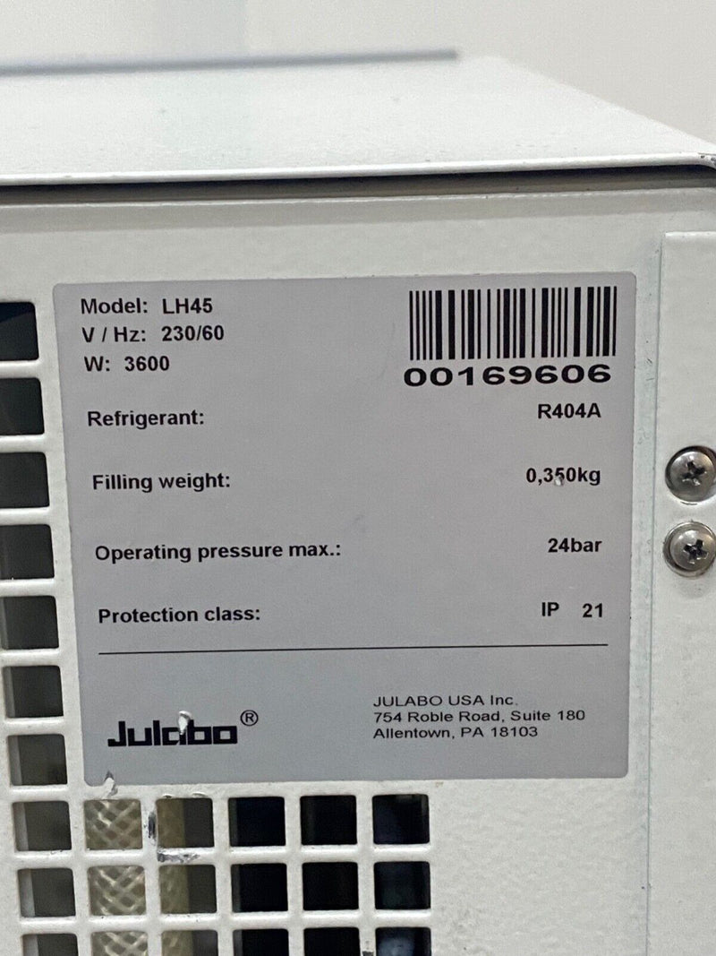 Julabo Presto LH45 Recirculating Chiller, High Dynamic Temperature System