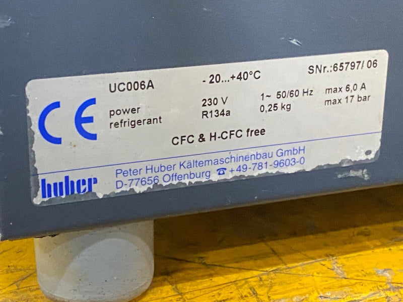 Huber UC006A Lab Unichiller System, Recirculating Water Chiller [-20 to +40C]