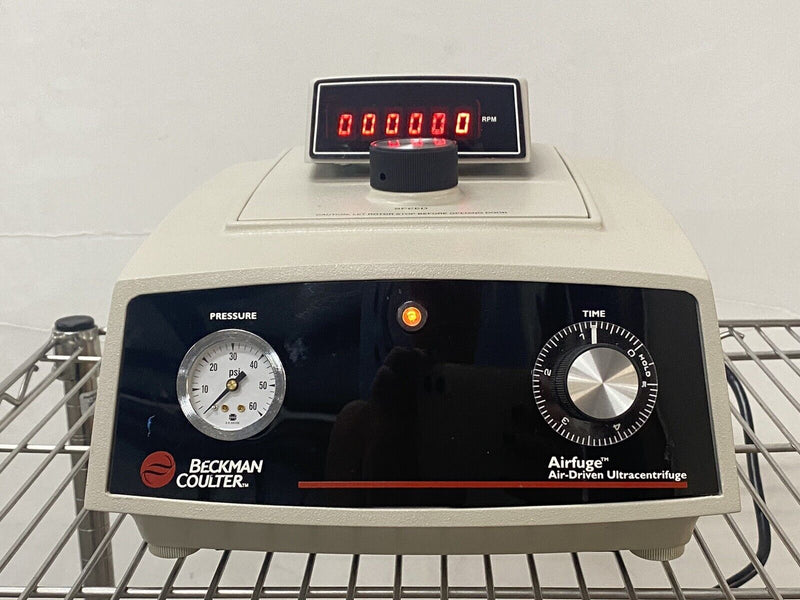 New Beckman Coulter 347854 Airfuge Air-Driven Ultra Centrifuge + Tachometer
