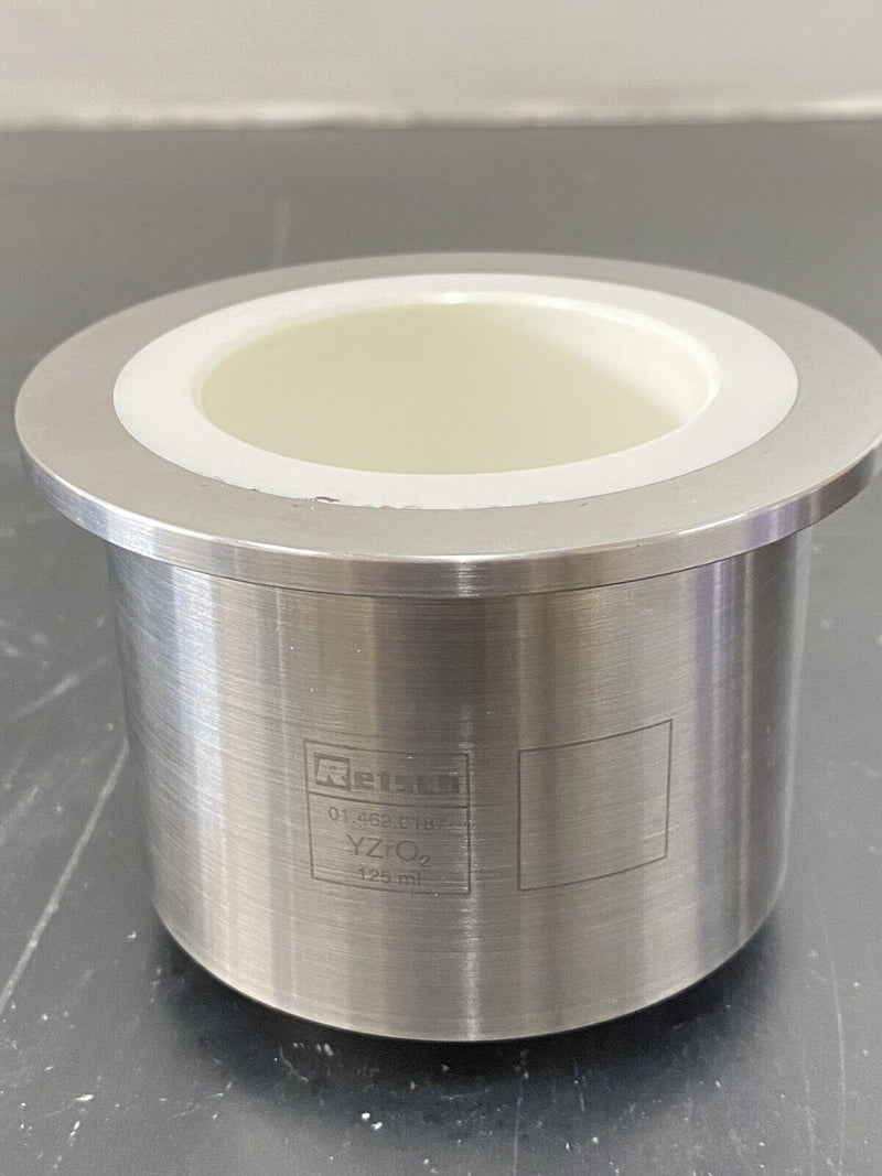 RETSCH 01.462.0187 Zirconium Oxide 125mL Grinding Jar, PM100, PM200, PM400 Mills