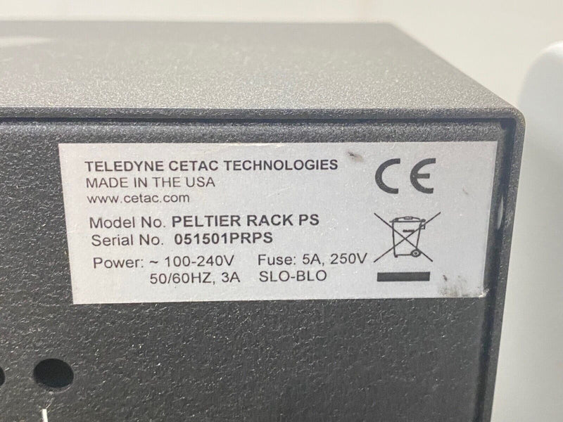 Teledyne ASX-7100HR Autosampler, Flownamics Peltier Rack PS & (32X) FP-101 Pumps
