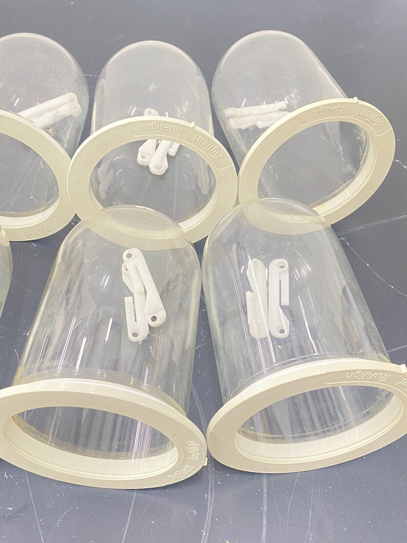 8x Agilent TruAlign Clear Glass Vessel 1000mL for Tablet Dissolution System