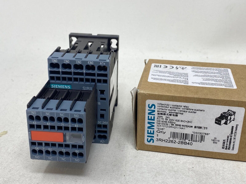 NEW Siemens 3RH2262-2BB40 Auxiliary Contactor